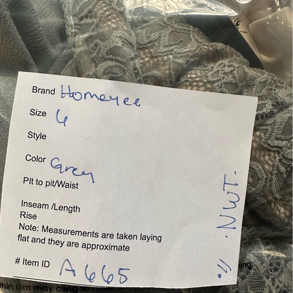 HOMEYEE Women's‎ Size 8 Chic V-Neck Lace Patchwork Flare Party Dress - Picture 10 of 10